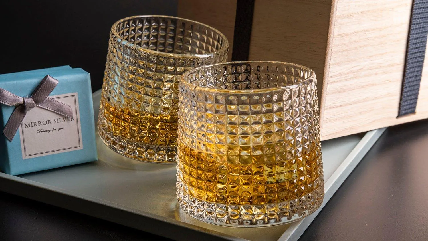 Japanese Rotatable Whiskey Glasses