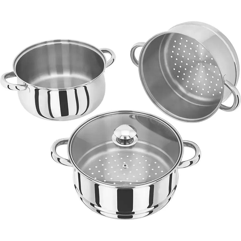 Judge Essentials 3PCE Steamer Set - Various Sizes (20 / 22 / 24cm)