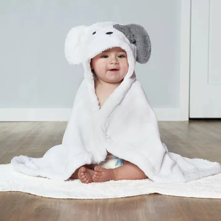 Just Born Puppy Hooded Towel