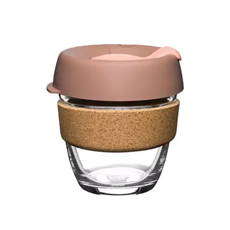 KeepCup Brew Glass Coffee Cup w/ Cork (227ml)