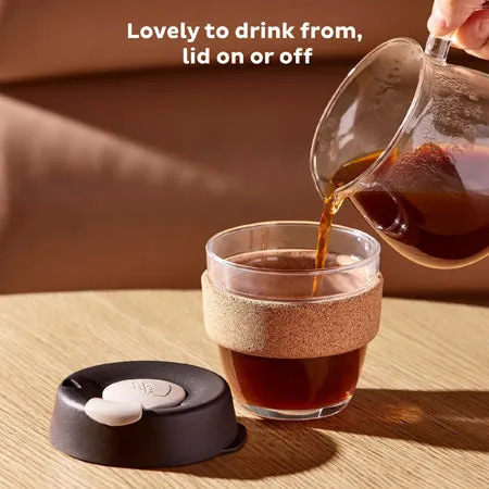 KeepCup Brew Glass Coffee Cup w/ Cork (227ml)