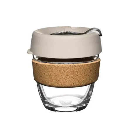 KeepCup Brew Glass Coffee Cup w/ Cork (227ml)