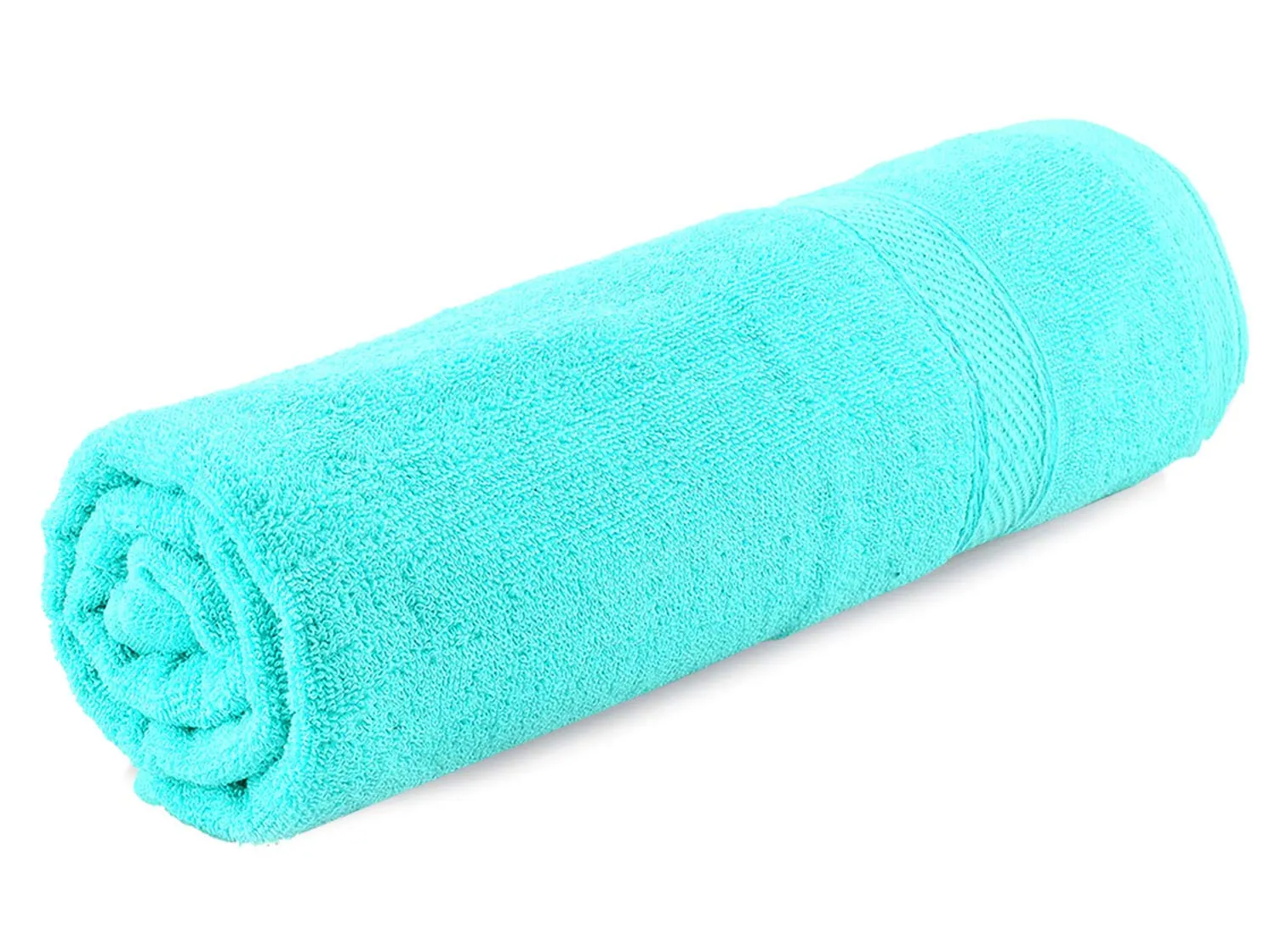 Kuber Industries 100 Percent Cotton 4 Pieces Full Size Bath Towel 30"x60" (Sea Green) CTKTC33284