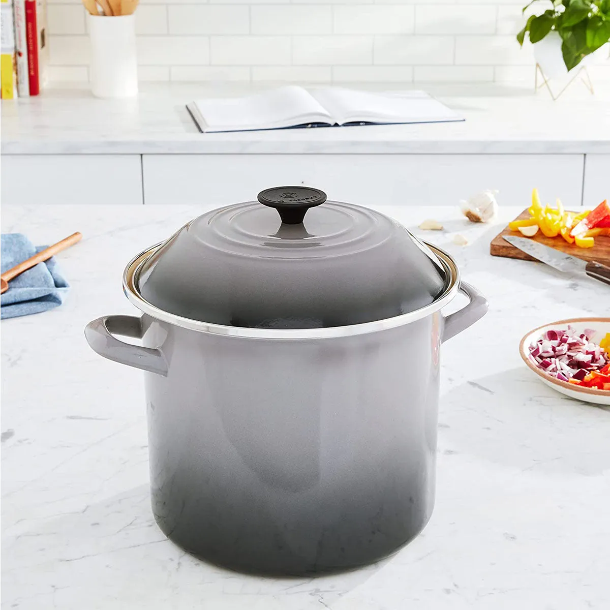 Le Creuset 10-Quart Stockpot - Oyster