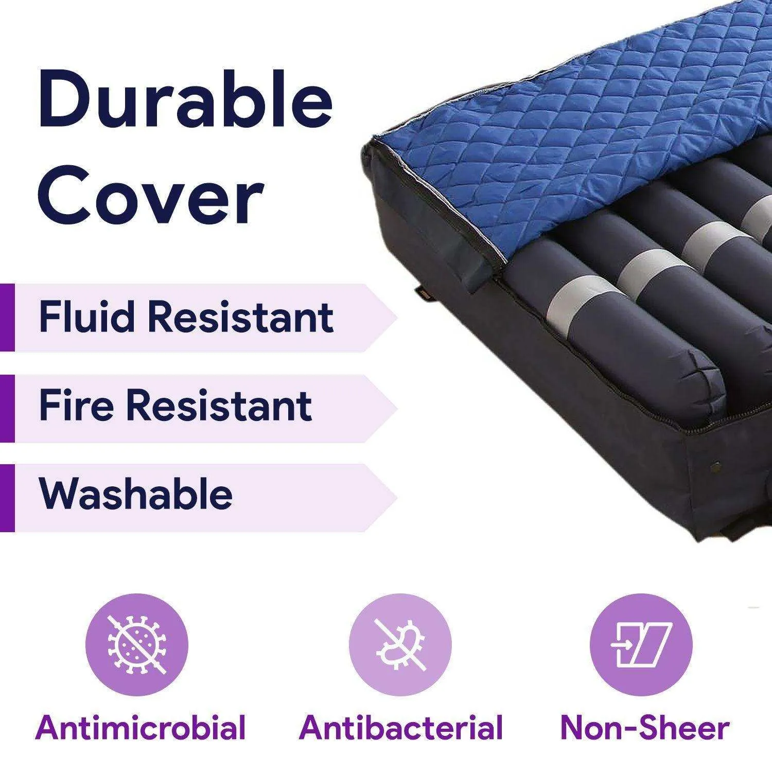 Low Air Loss Alternating Pressure Overlay - Bed Sore Pressure Pad