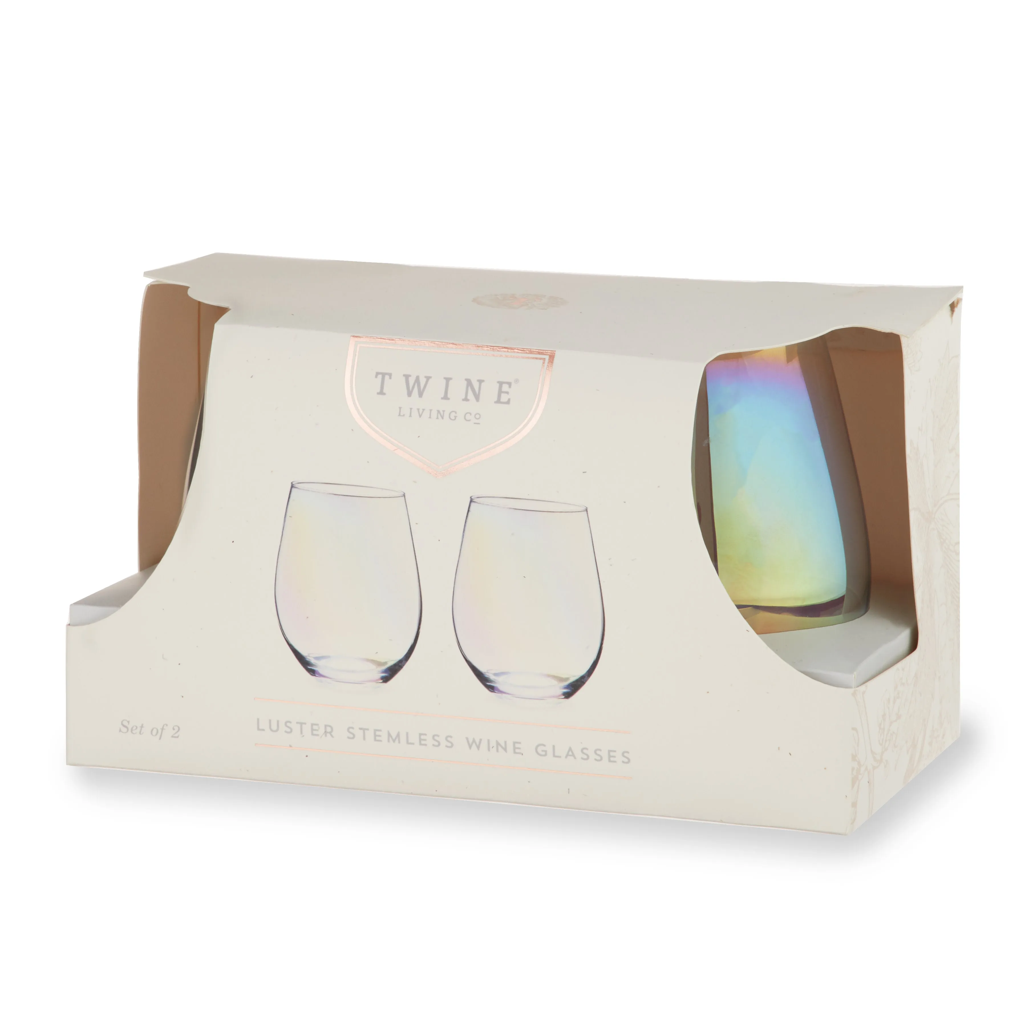 Luster Stemless Wine Glasses