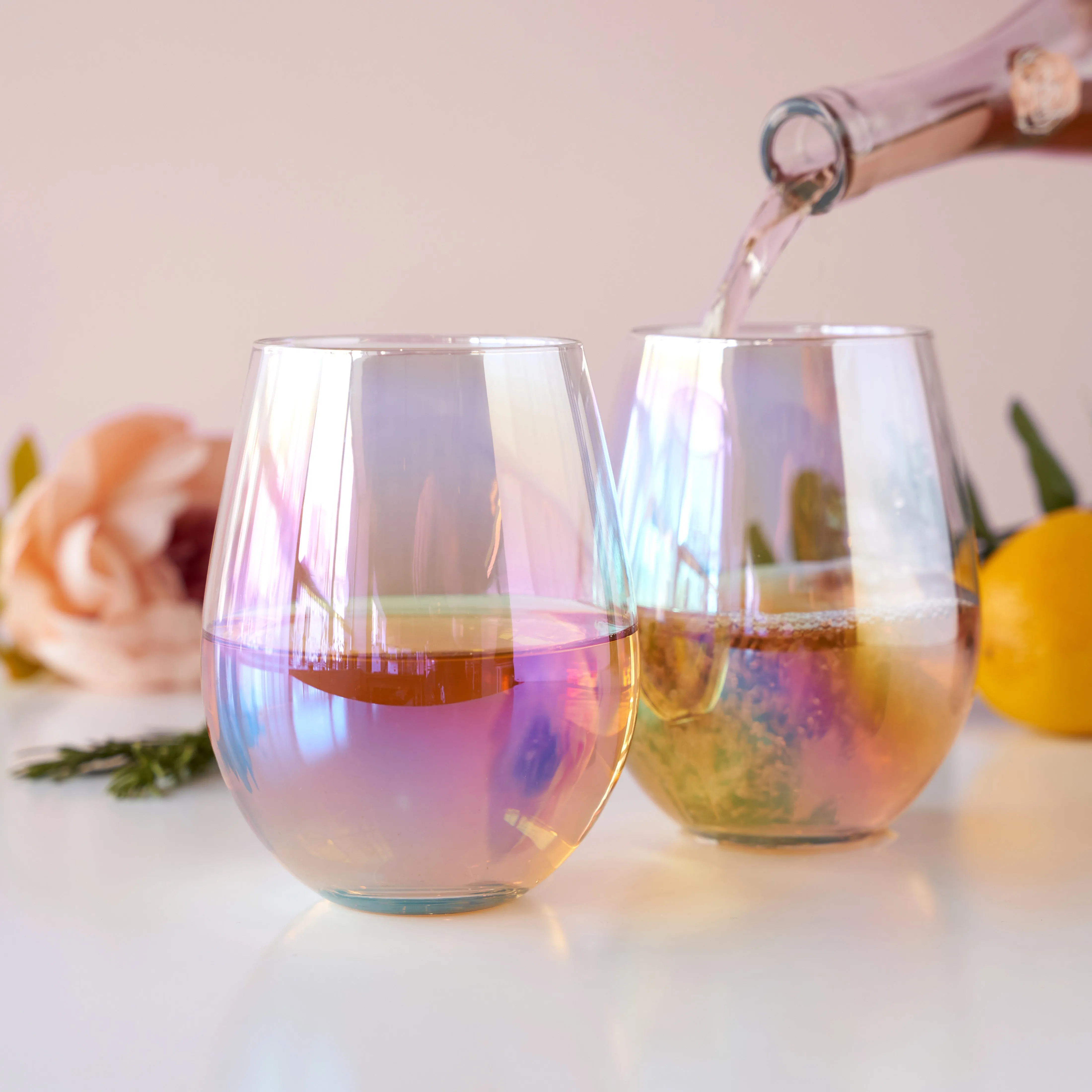 Luster Stemless Wine Glasses