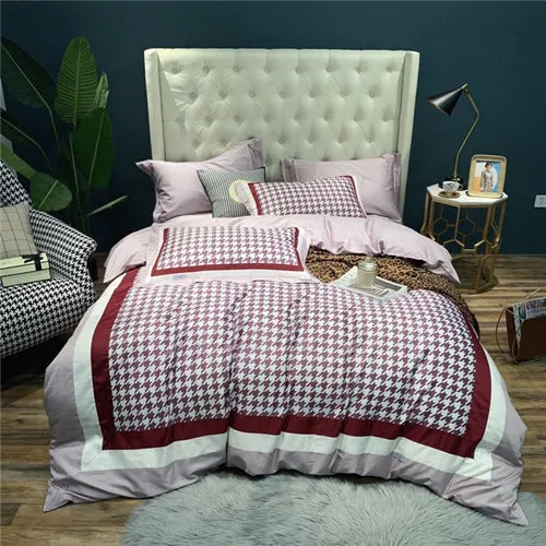 Luxury Egypt Cotton Fashion Printed Bedding Set