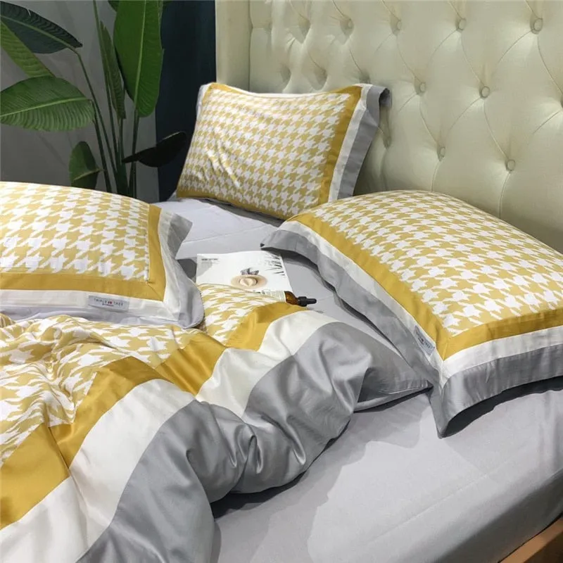 Luxury Egypt Cotton Fashion Printed Bedding Set