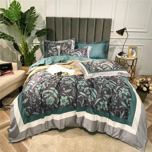 Luxury Egypt Cotton Fashion Printed Bedding Set