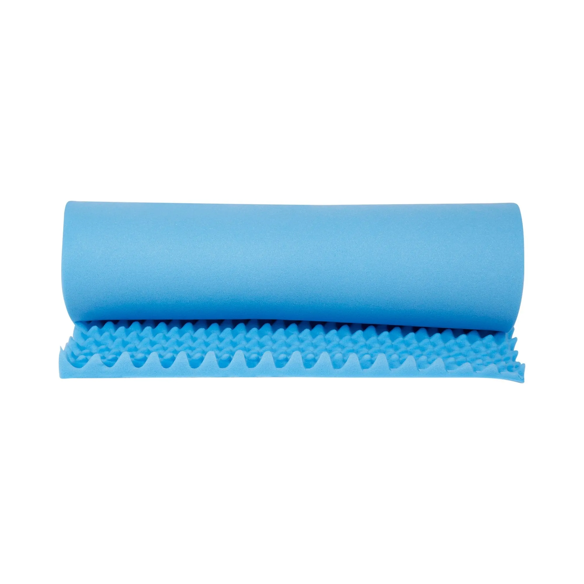 McKesson 136-28520 Mattress Overlay, Convoluted Foam, 72 L X 33 W X 4 H Inch, Blue, 1 Each