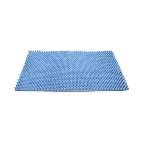 McKesson 136-28520 Mattress Overlay, Convoluted Foam, 72 L X 33 W X 4 H Inch, Blue, 1 Each