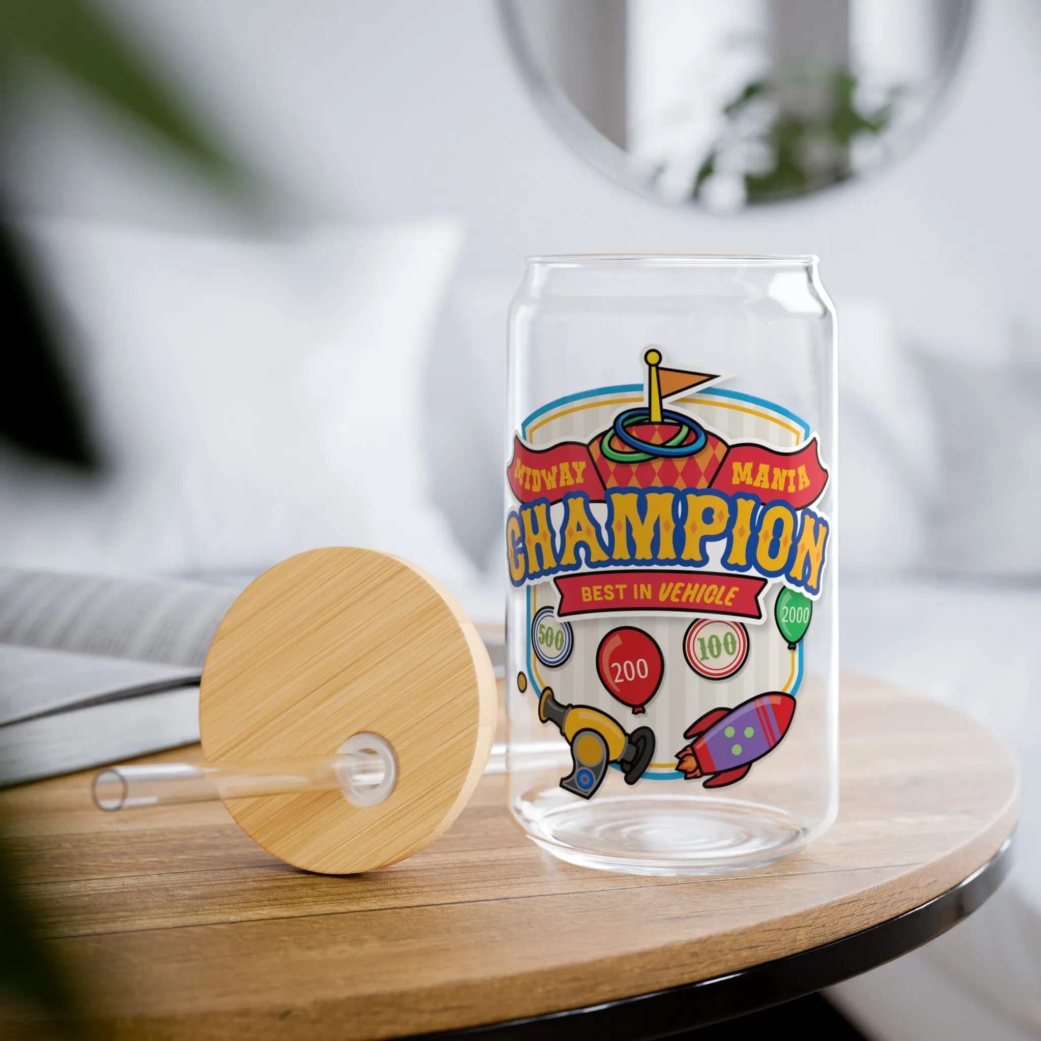 Midway Mania - Sipper Glass, 16oz