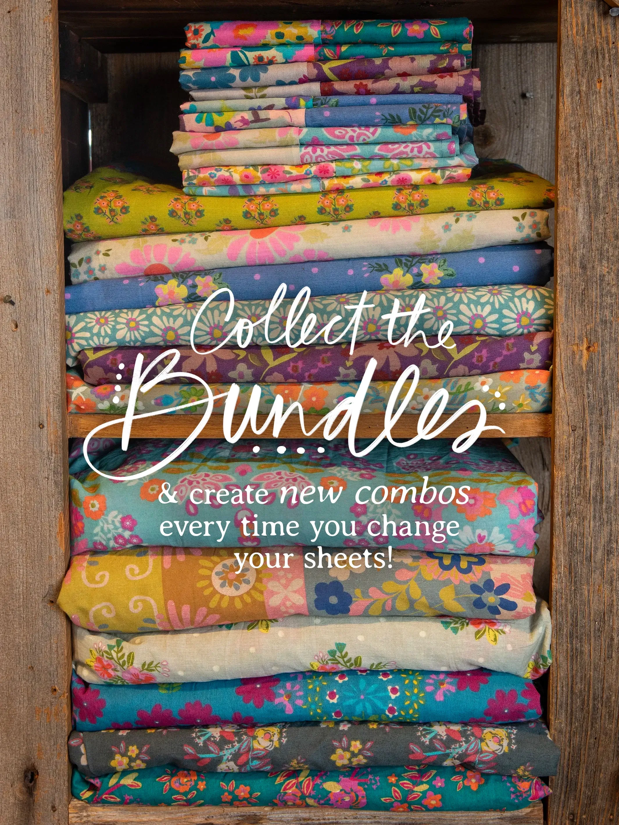 Mix & Match Cotton Sheet Bundle - Blooms