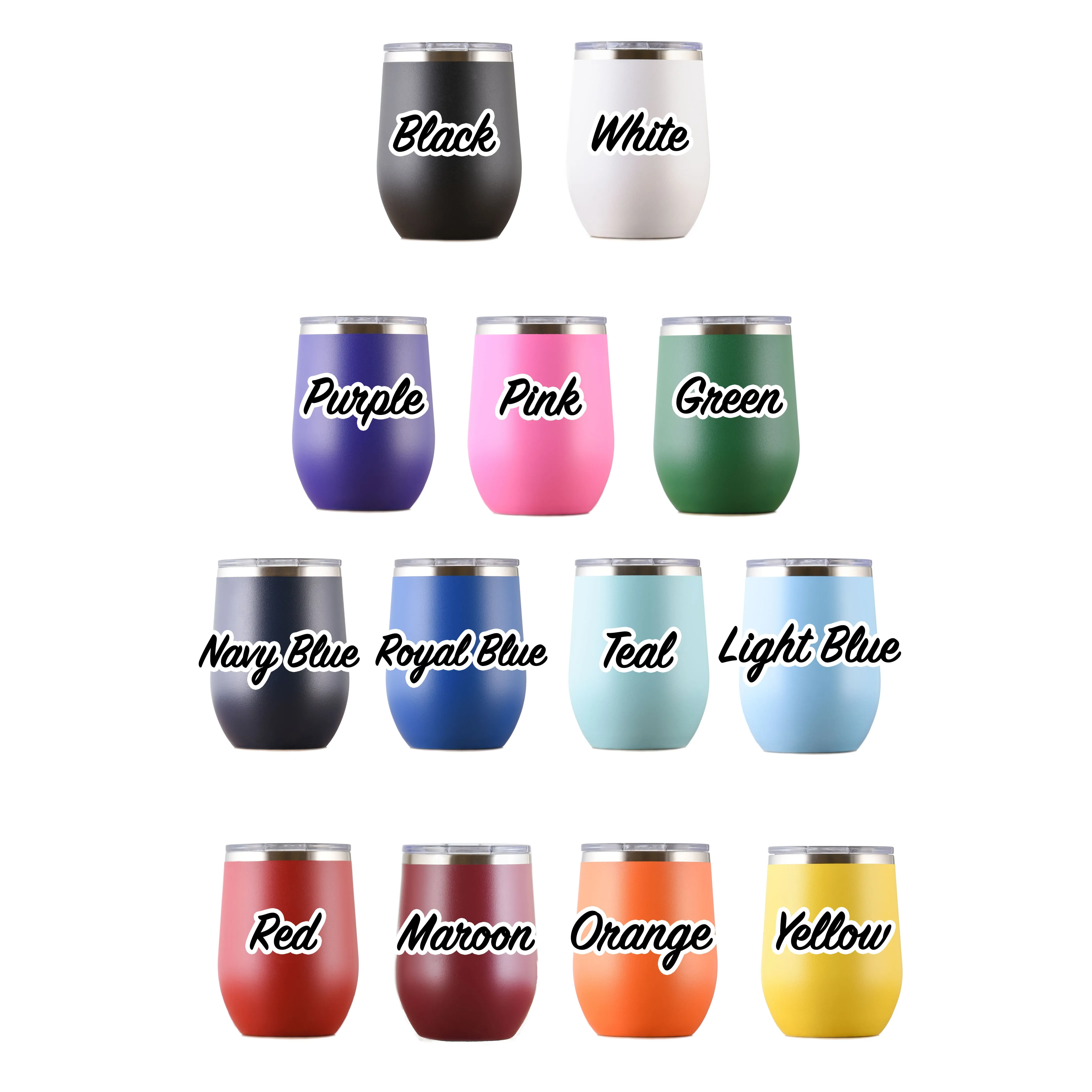 Monogram Engraved Stemless Wine Travel Tumbler