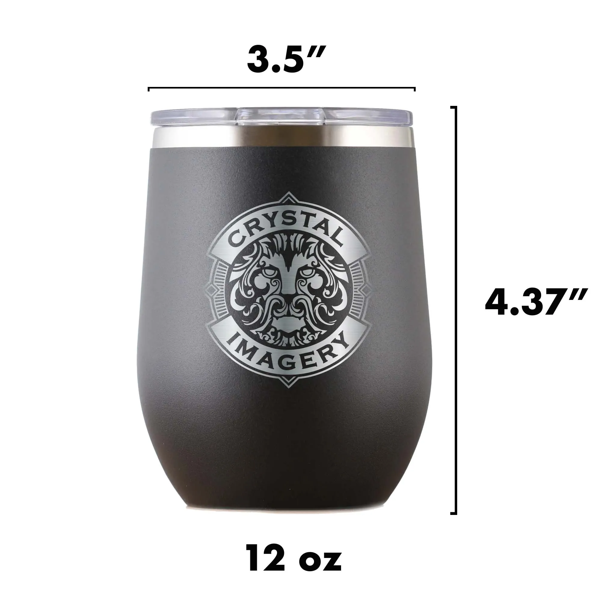 Monogram Engraved Stemless Wine Travel Tumbler