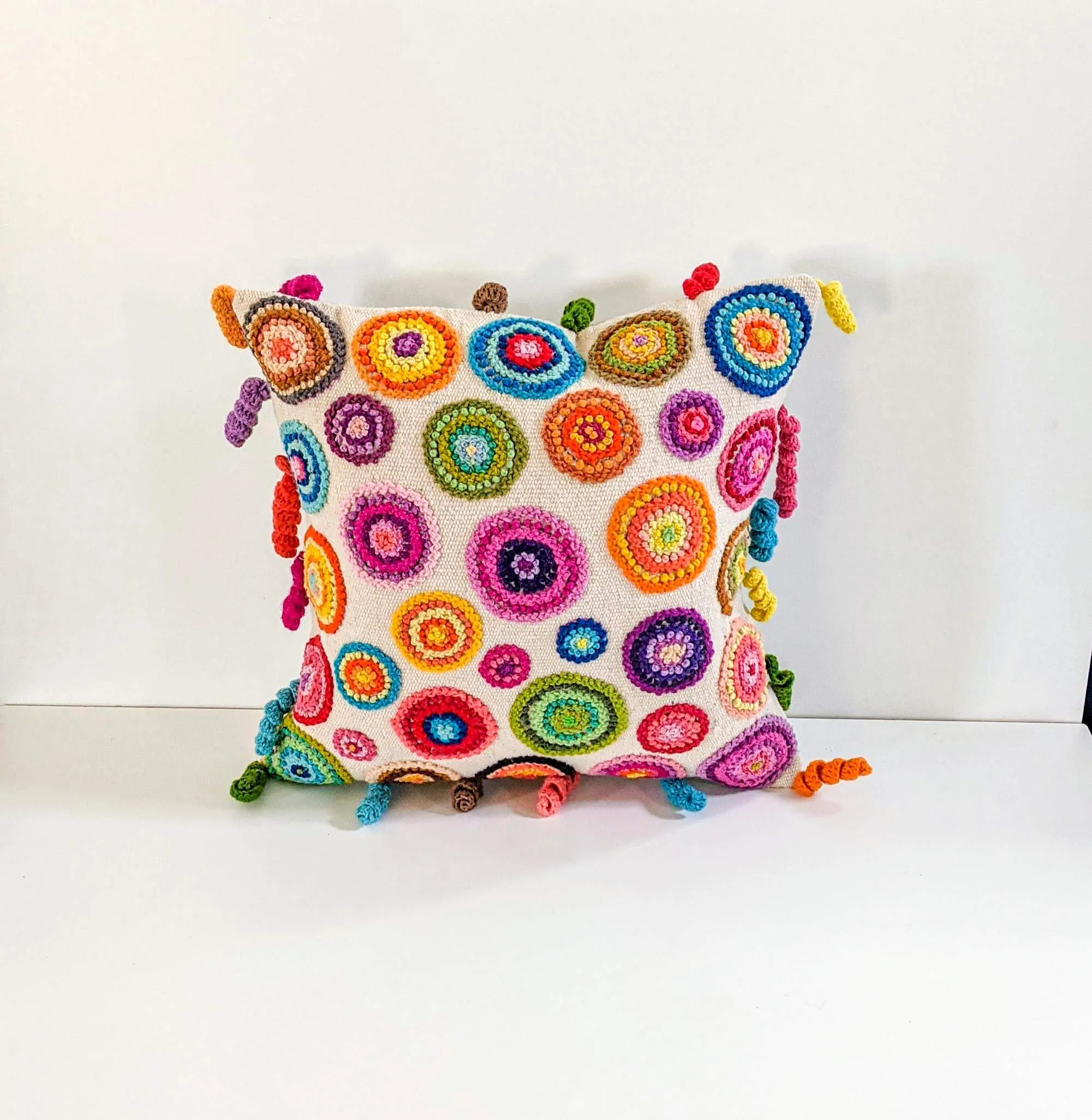 Multi Color Throw Pillow