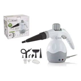 Multi-purpose, 9-in-1 Hand-held Steamer with Accessories Kiwi 350 ml White