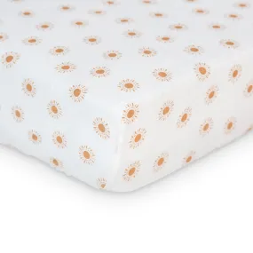 Muslin Crib Sheet - Suns