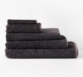 Nara 550GSM Bamboo Cotton Bath Towel Range Charcoal