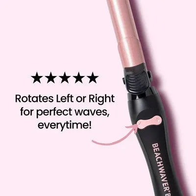 New - BEACHWAVER Co. B1 Rotating Curling Iron - Midnight Rose - 1"