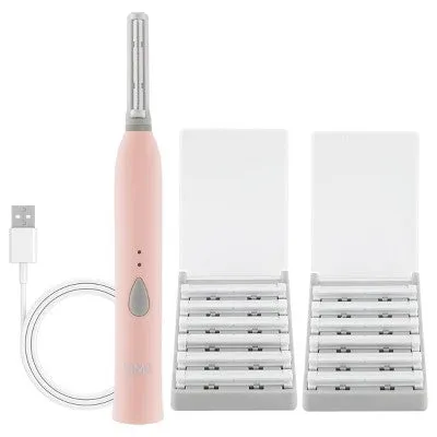 New - Spa Sciences Sima Sonic Dermaplaning Tool 2 in 1 Women's Facial Exfoliation & Hair Removal System - Pink