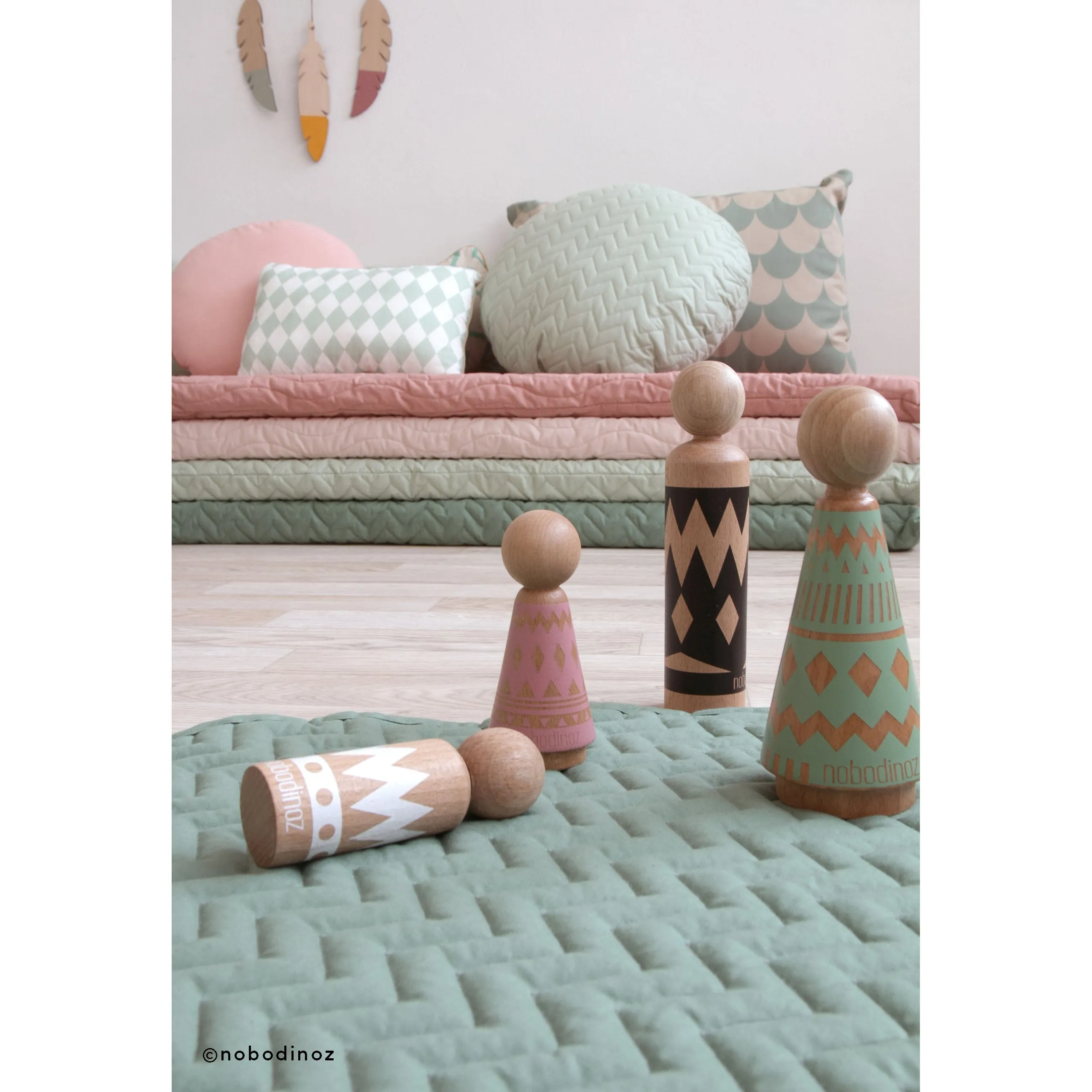 nobodinoz Mattress Monaco Siesta Green