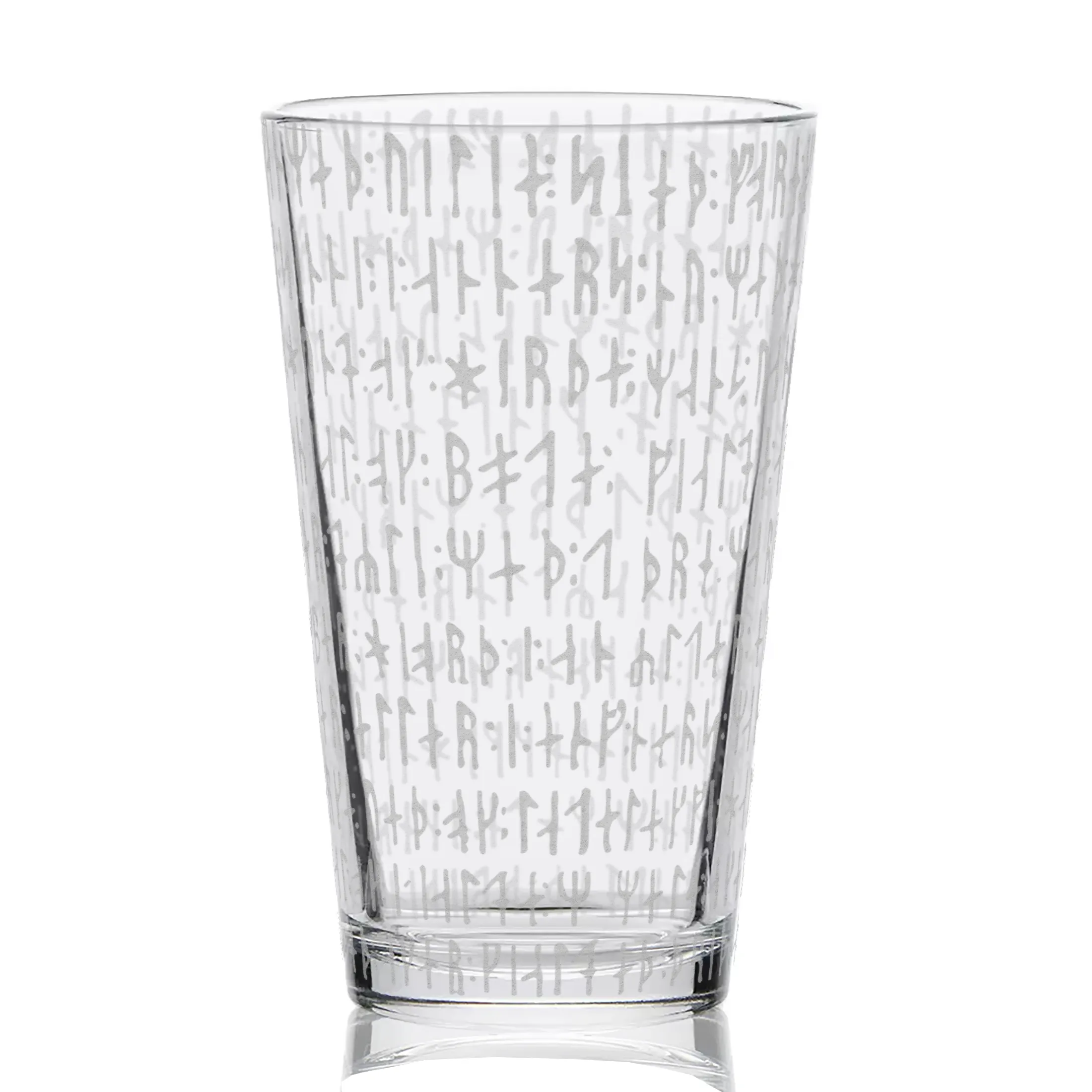 NORDIC VIKING RUNES Pint Glass by Lumengrave