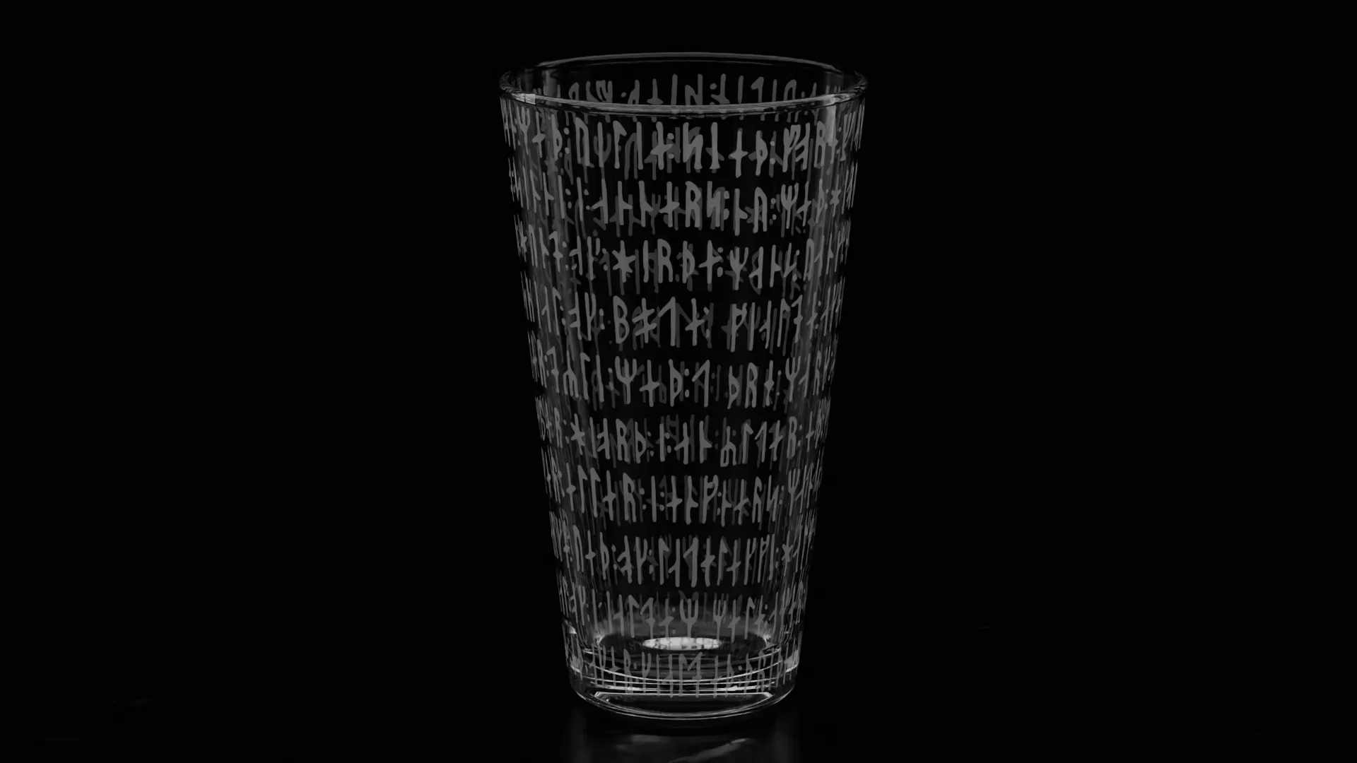 NORDIC VIKING RUNES Pint Glass by Lumengrave