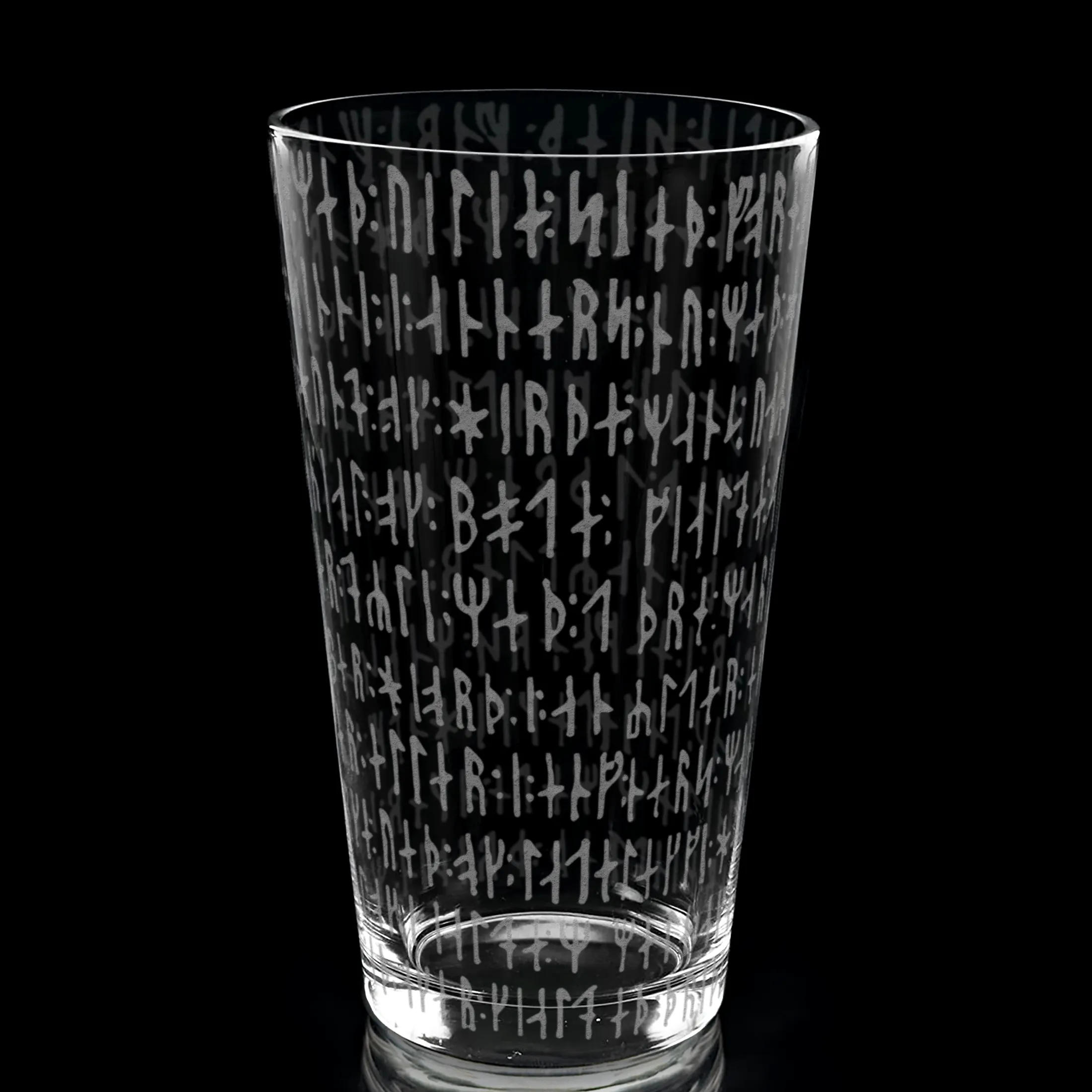 NORDIC VIKING RUNES Pint Glass by Lumengrave