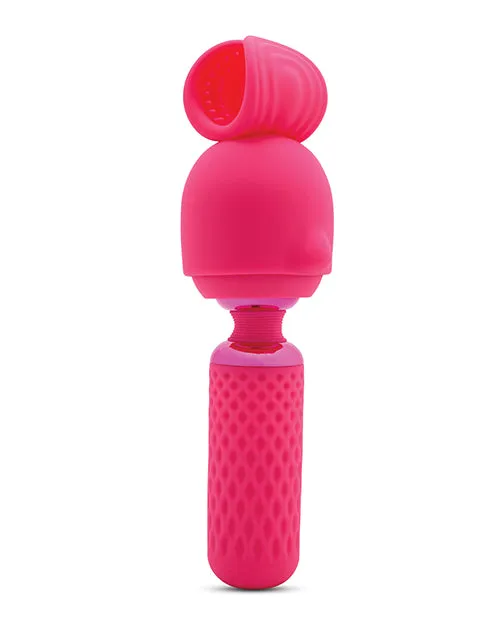 Nu Sensuelle Harlow Mini Wand with Masturbator Attachment