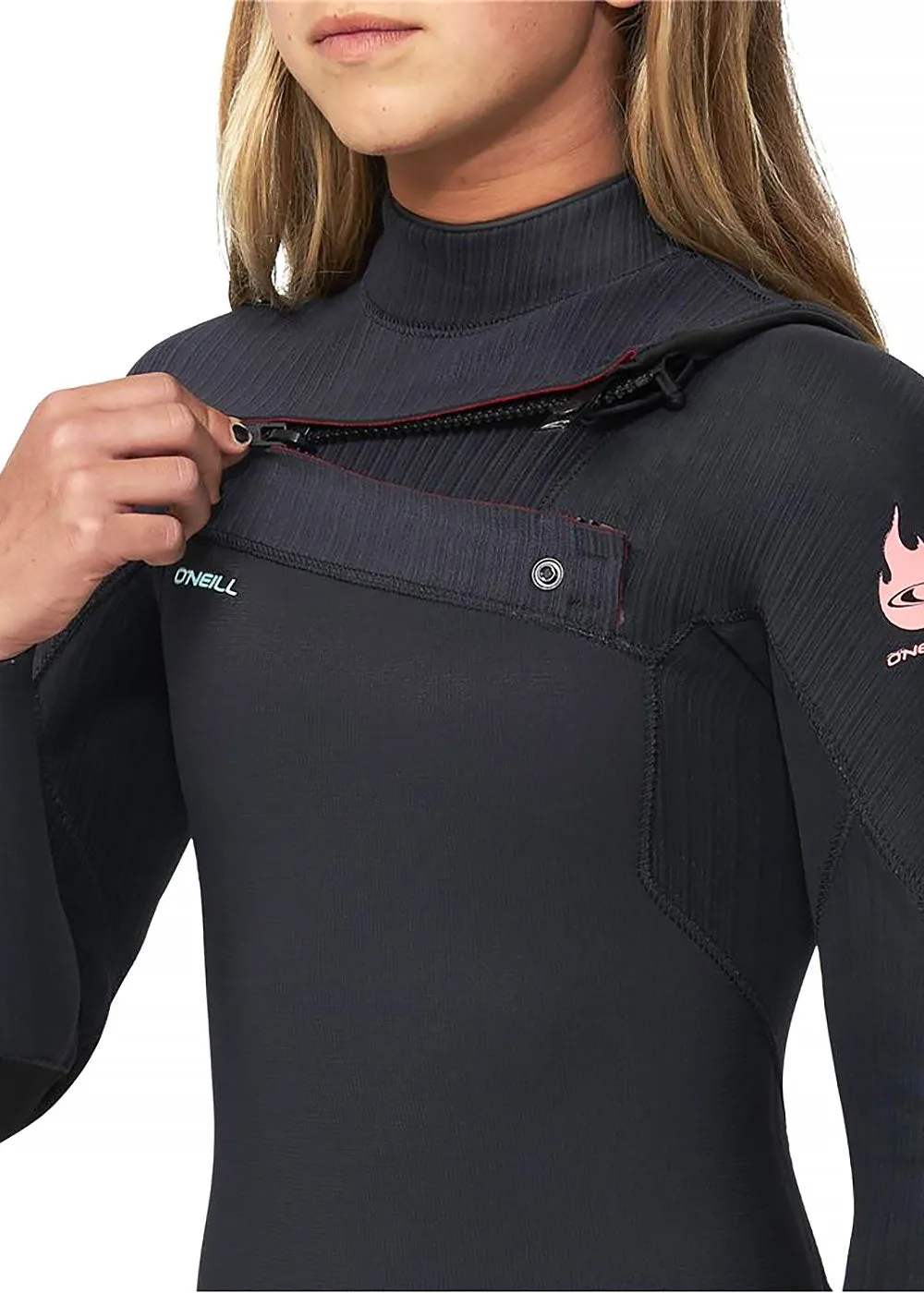 ONeill Girls Hyper Fire 4/3mm CZ Steamer Wetsuit