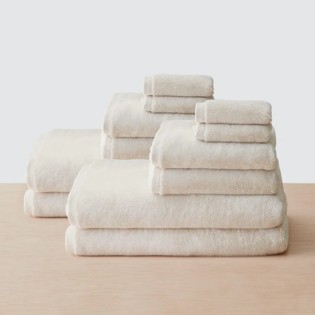 Organic Plush Bath Sheet Set