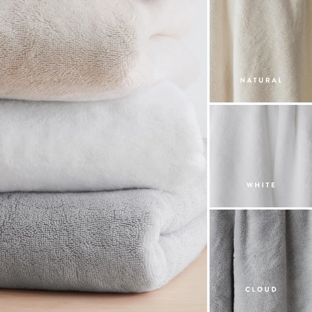 Organic Plush Bath Sheet Set