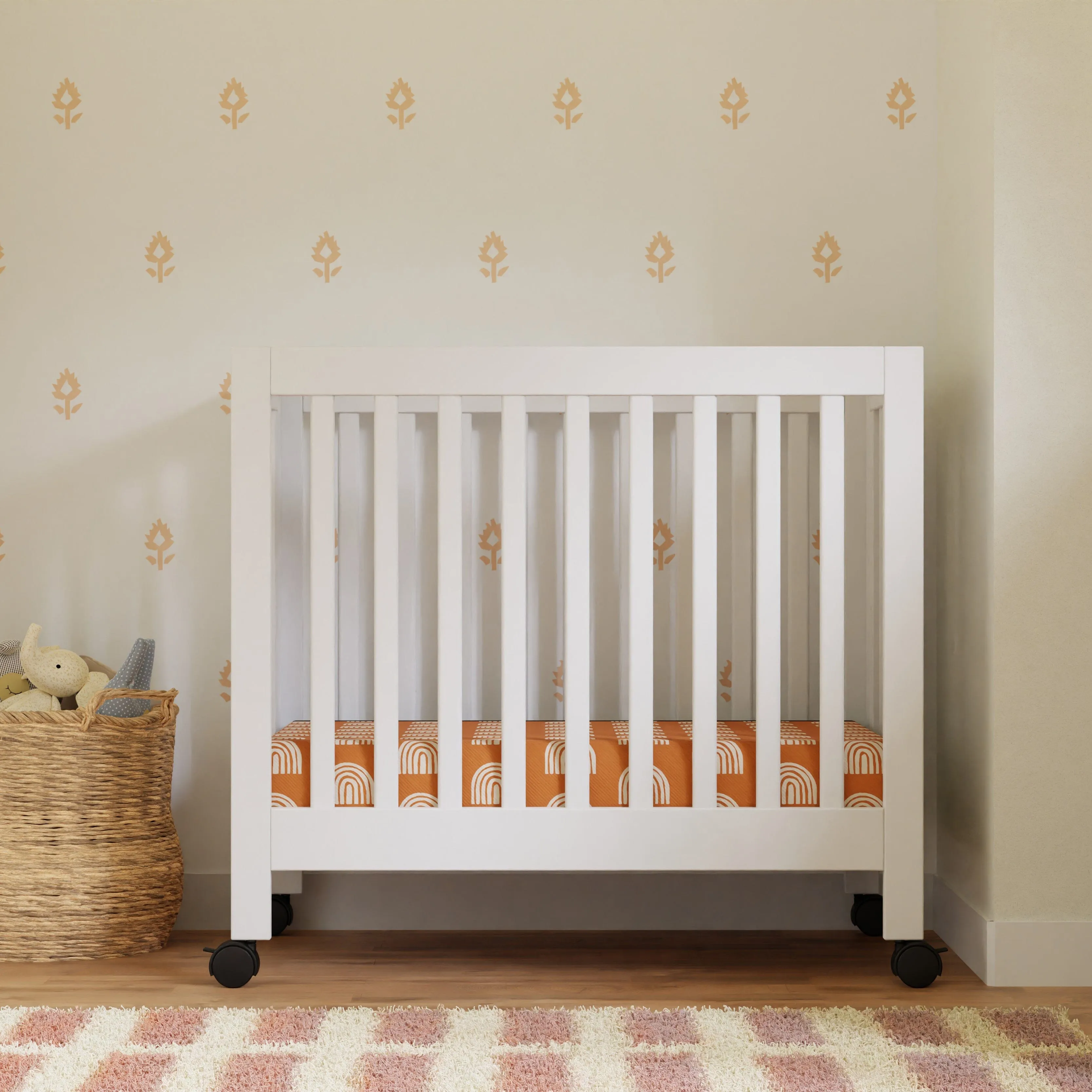 Origami Mini Crib - White