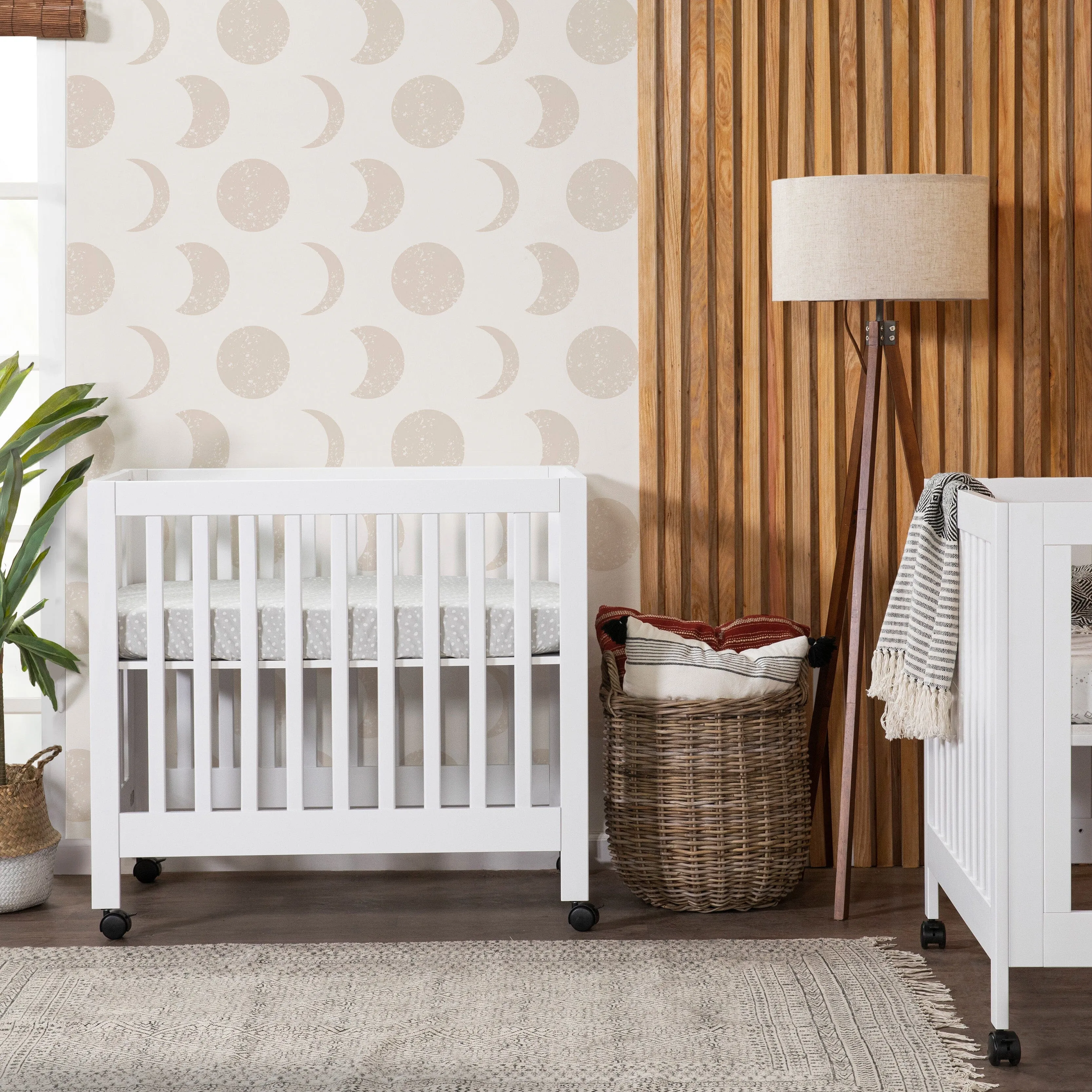 Origami Mini Crib - White