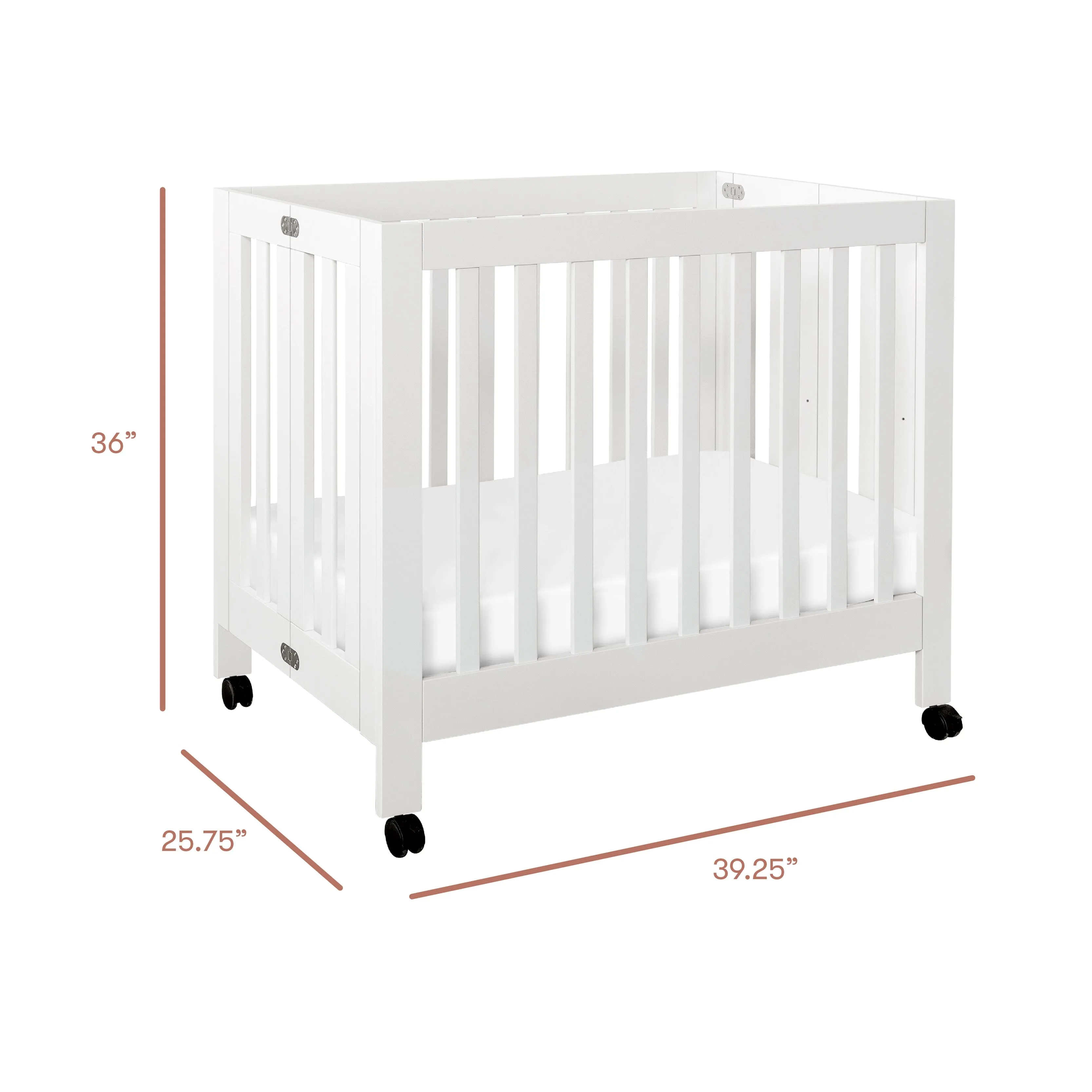 Origami Mini Crib - White