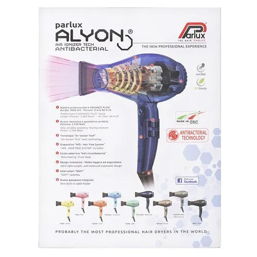 Parlux Alyon Air Ionizer Tech Hair Dryer - Midnight Blue