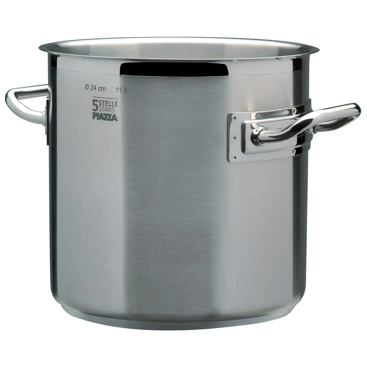 Piazza "5 Stars" Stainless Steel Stockpot, 18.2-Quart