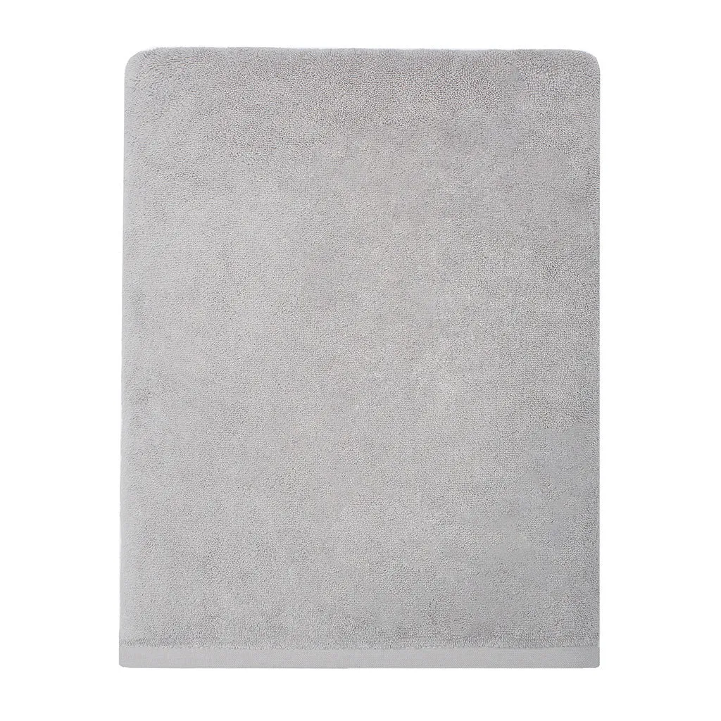 Plush Mist Grey Bath Sheet