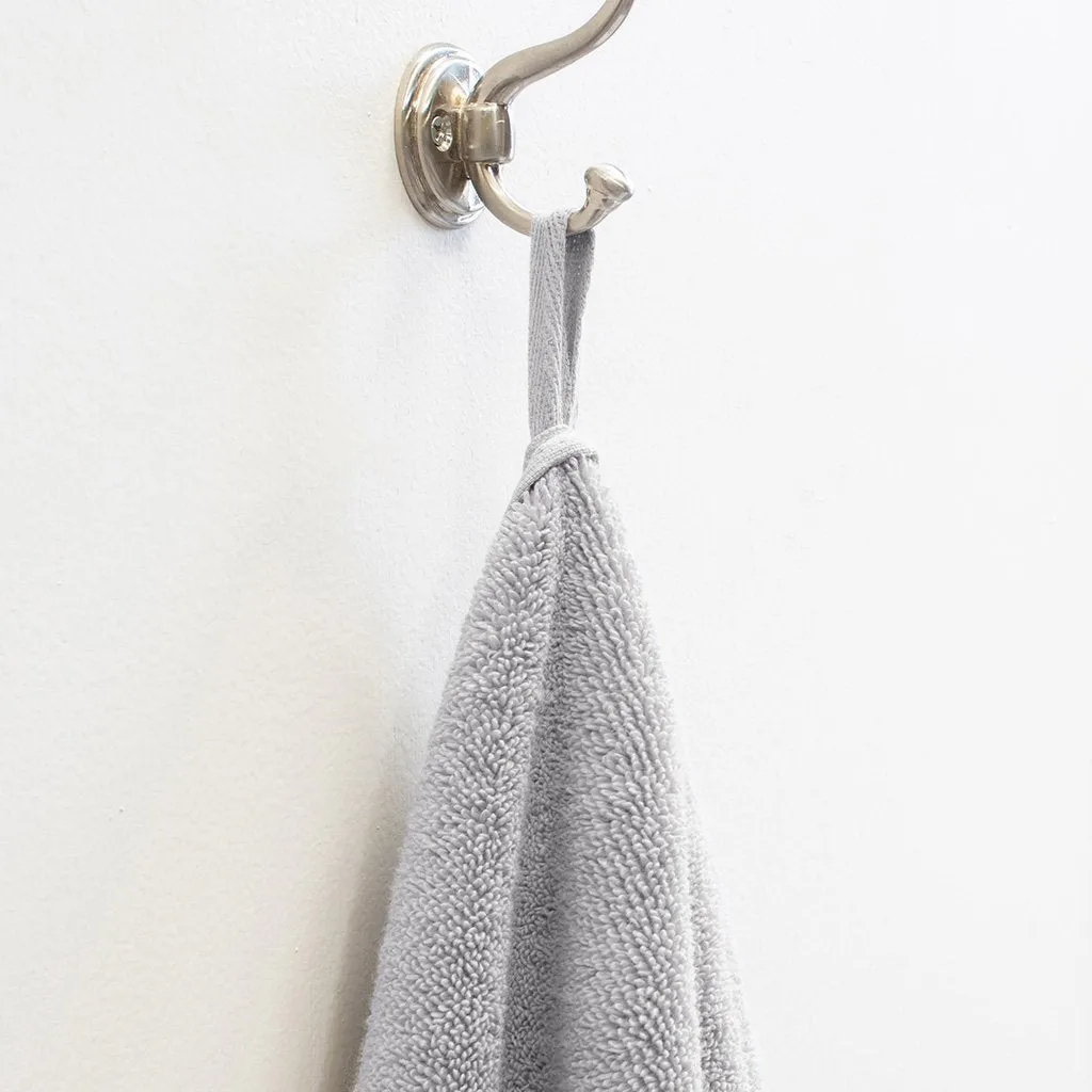 Plush Mist Grey Bath Sheet