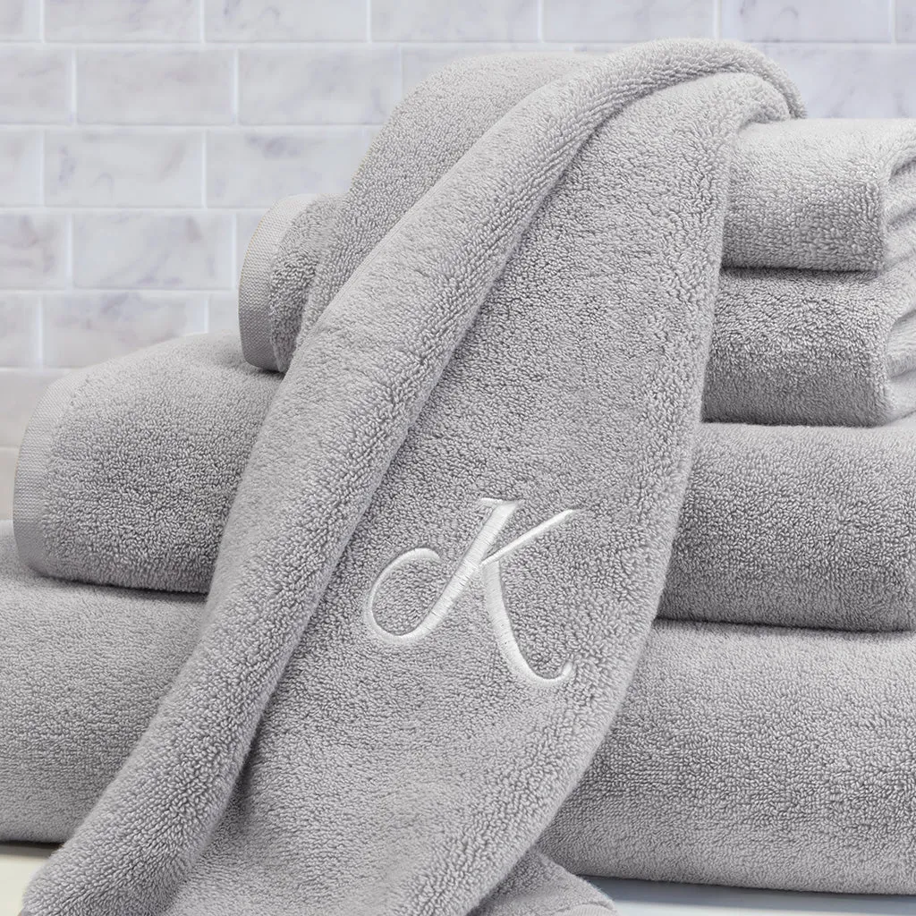 Plush Mist Grey Bath Sheet