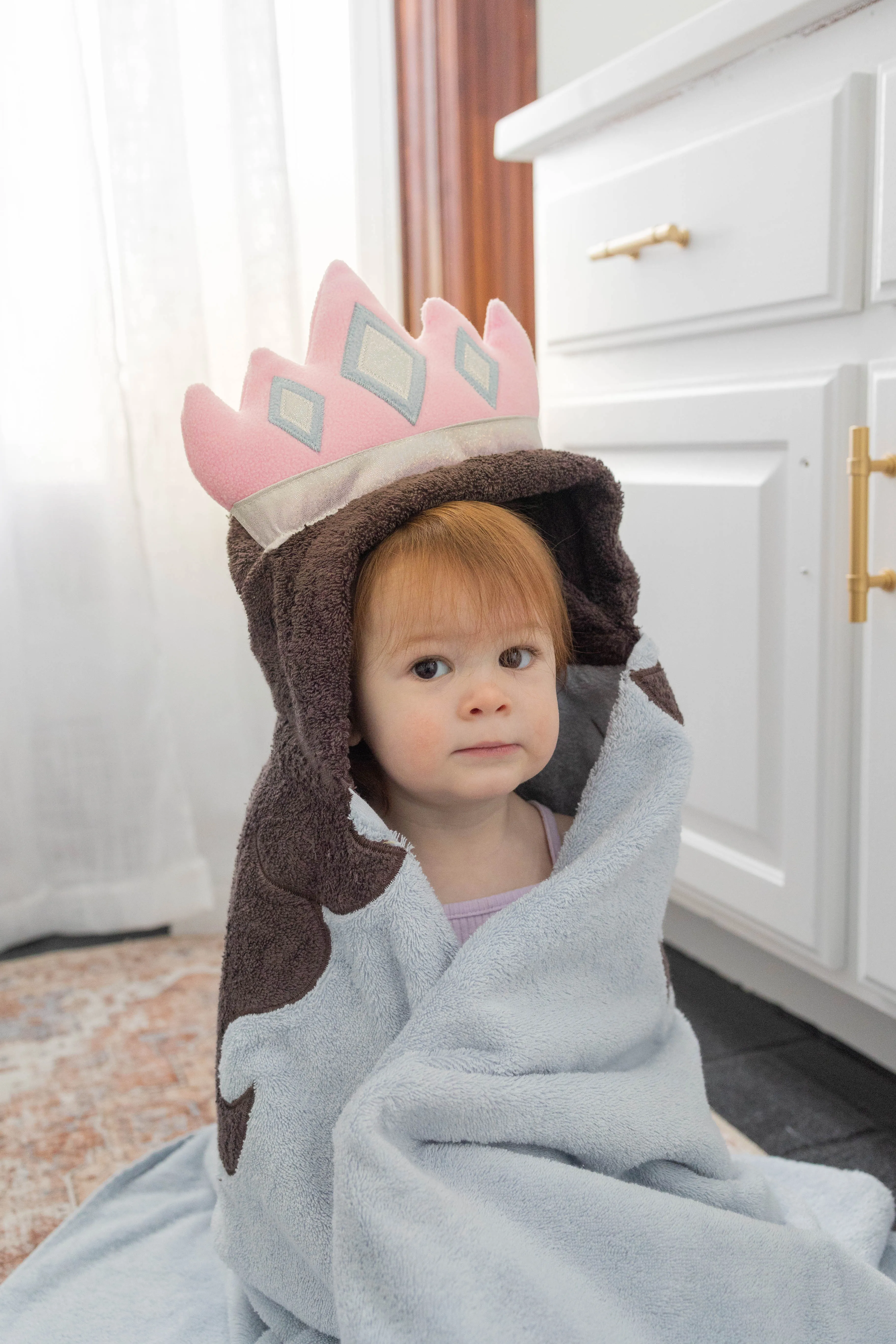 Poppy the Princess Hooded Towel