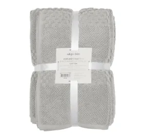 Portland 550GSM 8 Piece Towel Set Silver