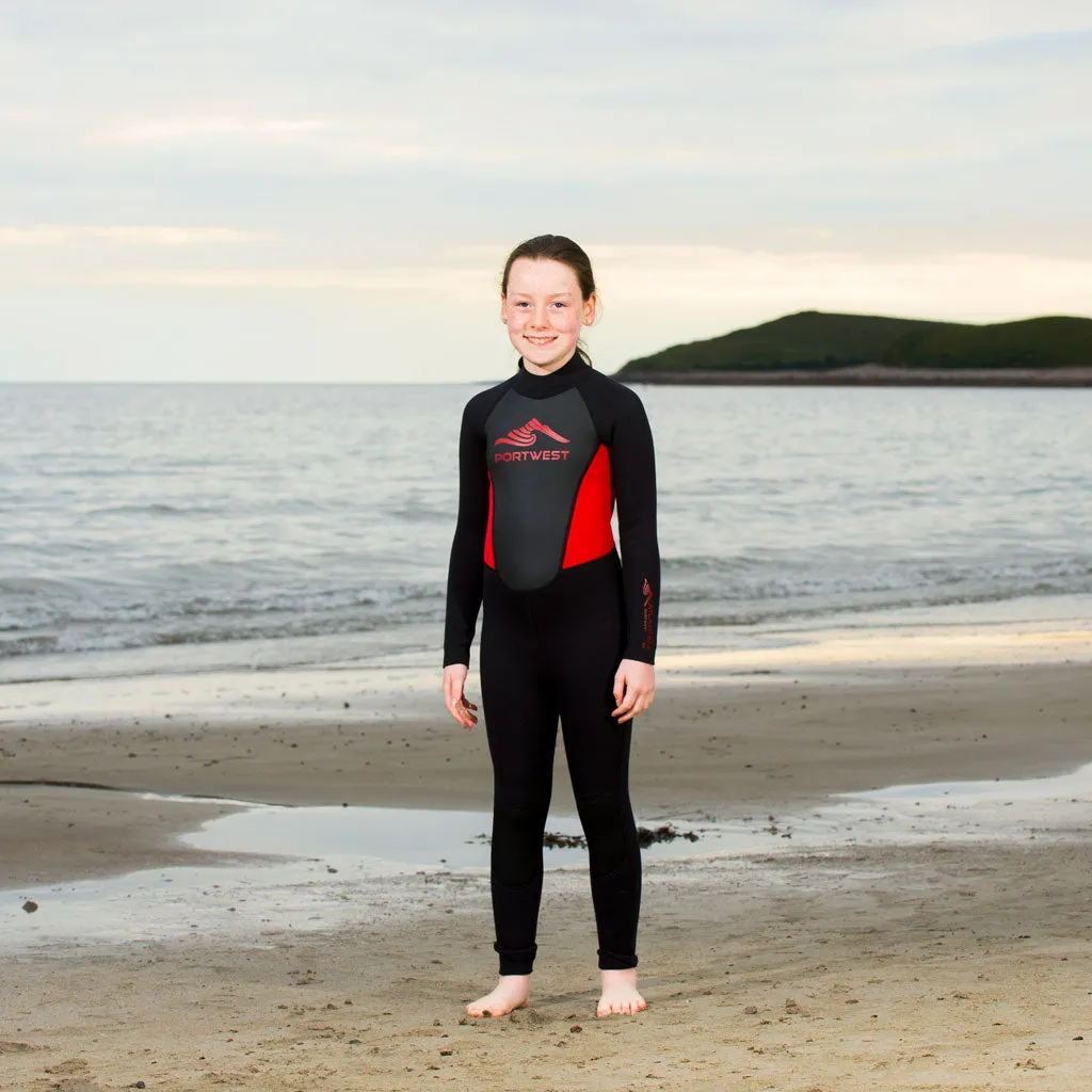 Portwest Kids Atlantic II Steamer Wetsuit