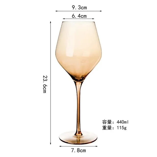 Pre Order:  Brown Wine Glasses