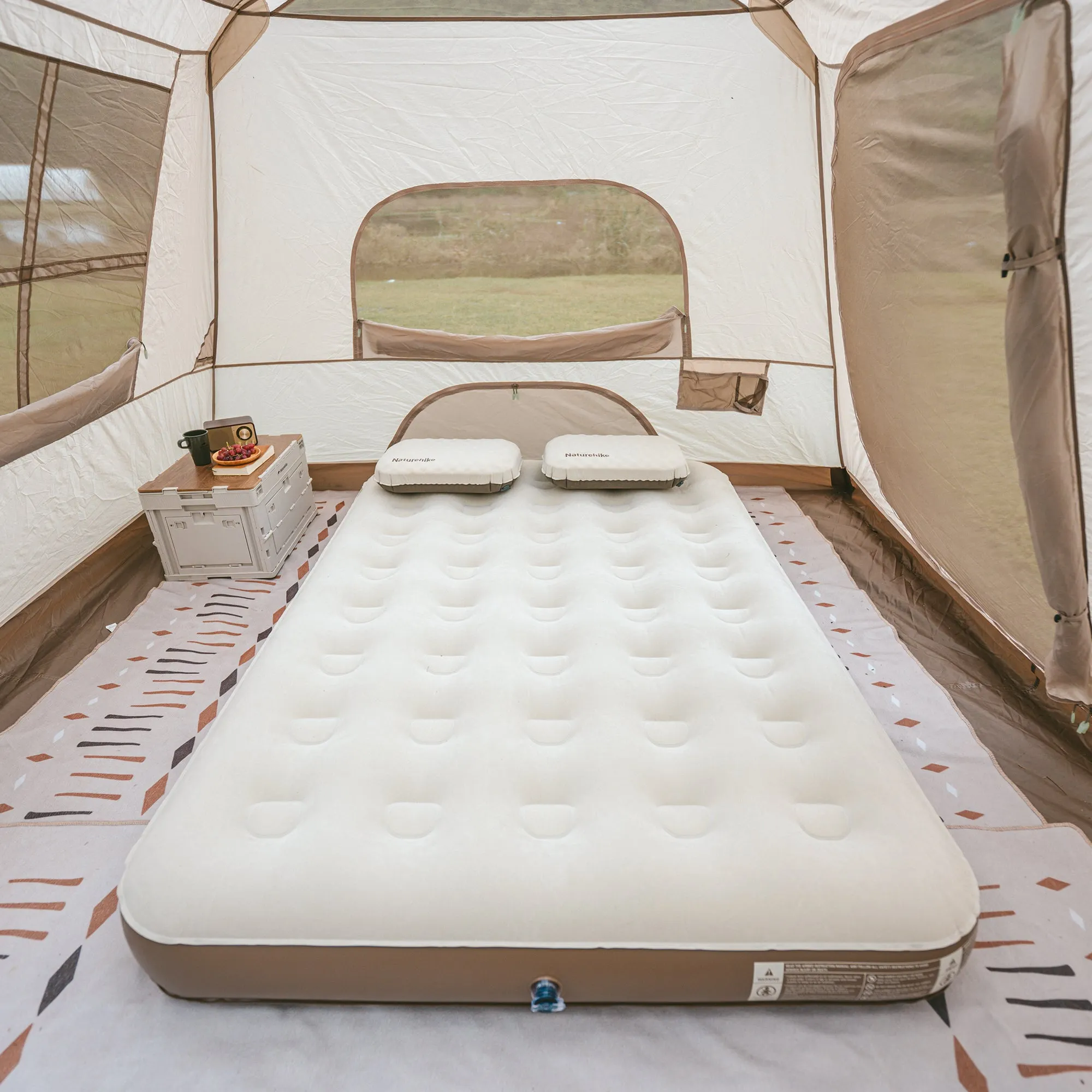 PVC  Air Camping Pad with Pump Luxury