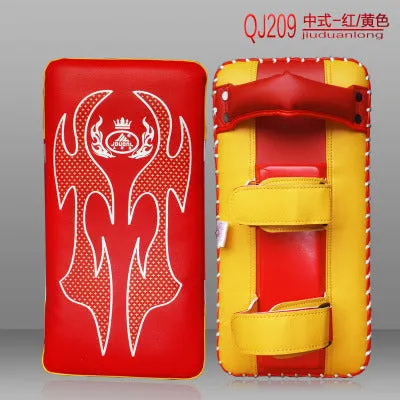 Quality Red Black Training Curved Arm Punch Pad, Foot Target, Martial Art Focus Pads