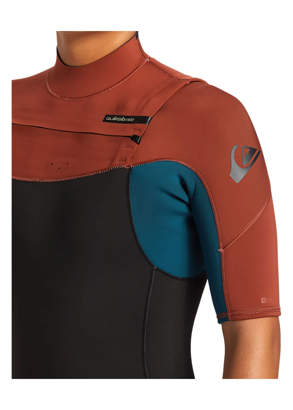 Quiksilver Mens Everyday Sessions 2mm CZ GBS SS Steamer Wetsuit