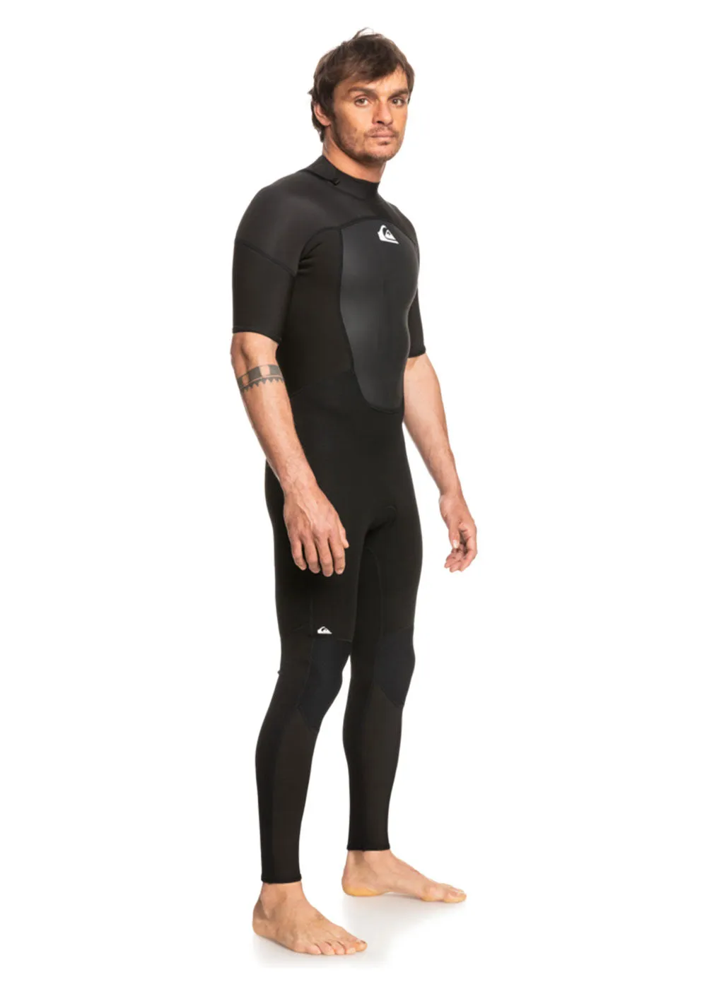 Quiksilver Mens Prologue 2/2mm Short Sleeve Back Zip Steamer Wetsuit